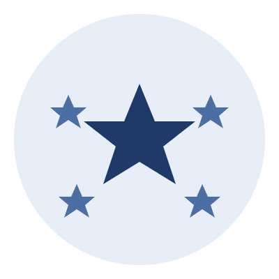 Five star rated icon for Hanrob Pet Hotels
